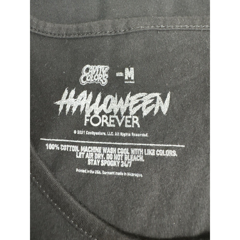 Halloween Forever Camp Collection Womens M Black Tank Top Tiki Bar - Picture 10 of 10